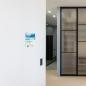 Preview: Tuerschild VITRUM A  Glasschild Beschilderung fuer Buero 150 150 mm